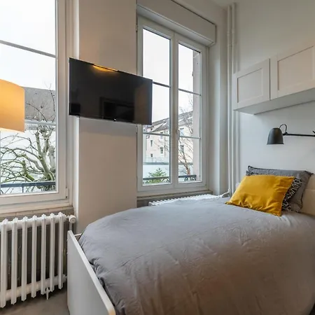 Les Suites Schuman - Hyper Centre - Gare - Fibre - Rbnb Apartman